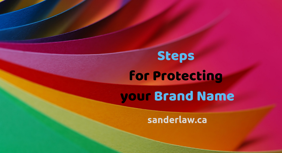 Protecting your Business Name Protecting your Business Name
