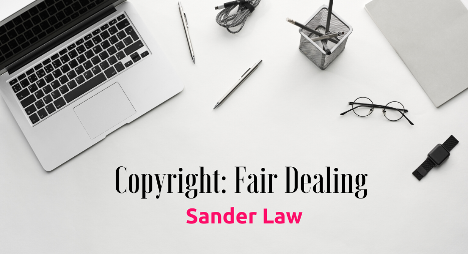 Copyright Fair dealing